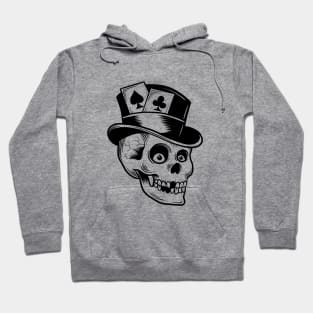 Gambler skull Hoodie